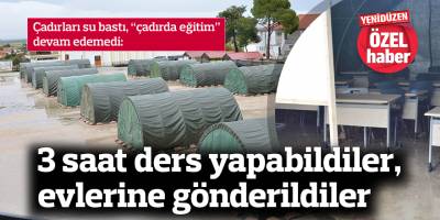 3 saat ders yapabildiler, evlerine gönderildiler