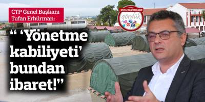 “‘Yönetme kabiliyeti’ bundan ibaret!”