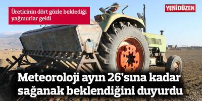 Meteoroloji ayın 26’sına kadar sağanak beklendiğini duyurdu