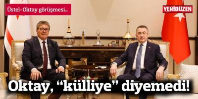 Oktay, “külliye” diyemedi!