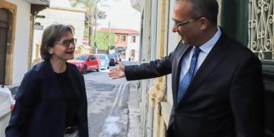 Toros, Almanya’nın Lefkoşa Büyükelçisi Schlimm’i kabul etti