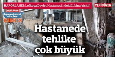 Hastanede tehlike çok büyük