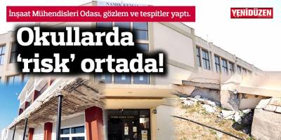 Okullarda ‘risk’ ortada!