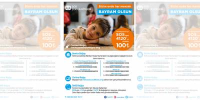 SOS Çocukköyü Derneği’nden “Bizim evde her mevsim bayram olsun” kampanyası