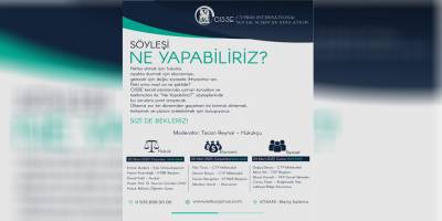 CISSE, “Ne Yapabiliriz?” başlıklı üç ayrı söyleşi düzenliyor