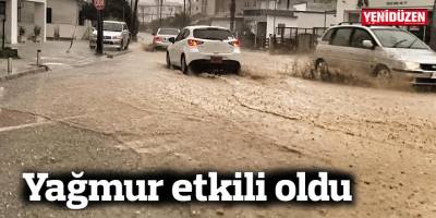 Yağmur etkili oldu