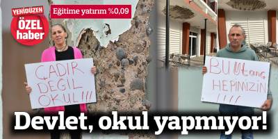 Devlet, okul yapmıyor!