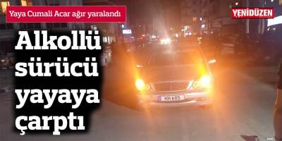 Mağusa’da 209 mlgr alkollü sürücü yayaya çarptı