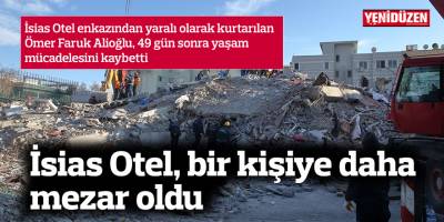 İsias Otel bir kişiye daha mezar oldu