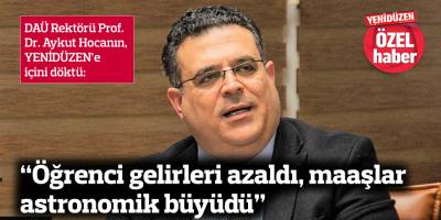 “Öğrenci gelirleri azaldı, maaşlar astronomik büyüdü”