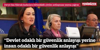 “Devlet odaklı bir güvenlik anlayışı yerine insan odaklı bir güvenlik anlayışı"