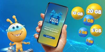 Kuzey Kıbrıs Turkcell, “Salla Kazan” ile GB kazandırıyor
