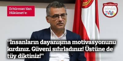 “İnsanların dayanışma motivasyonunu kırdınız. Güveni sıfırladınız! Üstüne de tüy diktiniz!”