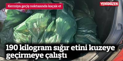 Kermiya geçiş noktasında kaçak et!