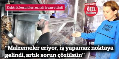 “Malzemeler eriyor, iş yapamaz noktaya gelindi, artık sorun çözülsün”