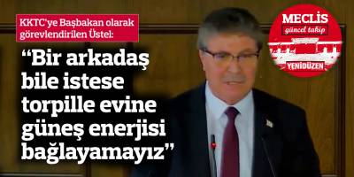 “Bir arkadaş bile istese torpille evine güneş enerjisi bağlayamayız”