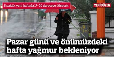 Sıcaklıkta 6 derecelik düşüş olacak