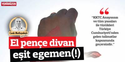 El pençe divan eşit egemen uluslararası statü (!)