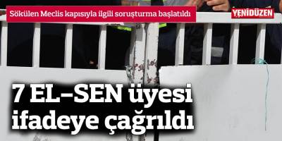 Sökülen Meclis kapısıyla ilgili soruşturma başlatıldı