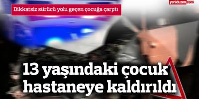 Lefkoşa'da kaza: 13 yaşındaki çocuk hastaneye kaldırıldı