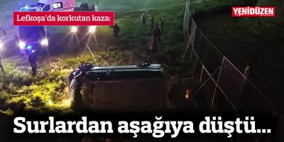 Surlardan aşağıya düştü...