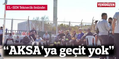 EL-SEN Teknecik önünde: "AKSA'ya geçit yok"
