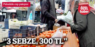 “3 SEBZE, 300 TL”