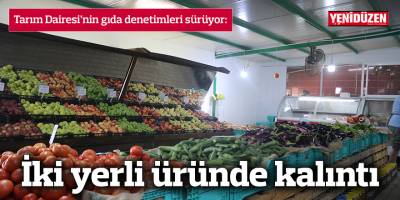 İki yerli üründe kalıntı