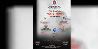 Girne Belediyesi Tiyatro Topluluğu, “Bir Delinin Hatıra Defteri” adlı oyunla turneye çıkıyor