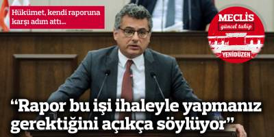 “Rapor bu işi ihaleyle yapmanız gerektiğini açıkça söylüyor”