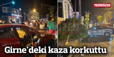 Girne'deki kaza korkuttu