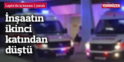 İnşaatın ikinci katından düştü