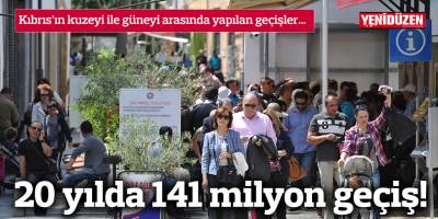 20 yılda 141 milyon geçiş!
