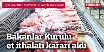 Üç bakanlıktan temsilcilerle komite kurulacak