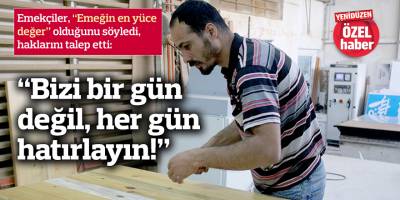 “Bizi bir gün değil, her gün hatırlayın!”