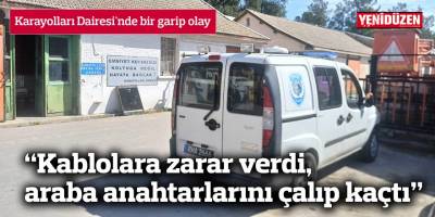 Karayolları Dairesi'nde bir garip olay
