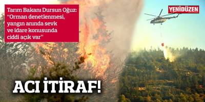 Oğuz: “Orman denetlenmesi, yangın anında sevk ve idare konusunda ciddi açık var”