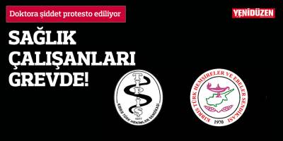 Sağlık çalışanları doktora şiddeti protesto için ülke genelinde grevde
