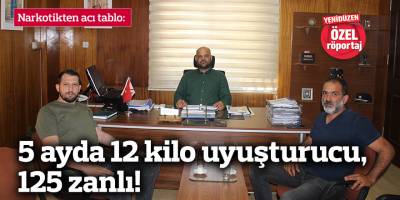5 ayda 12 kilo uyuşturucu, 125 zanlı!