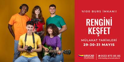 ARUCAD’da burs mülakatları 29, 30 ve 31 Mayıs’ta yapılacak