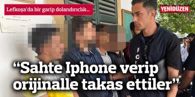 “Sahte Iphone verip orijinalle takas ettiler”