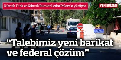 “Talebimiz yeni barikat ve federal çözüm”