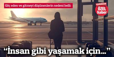  “İnsan gibi yaşamak için…”