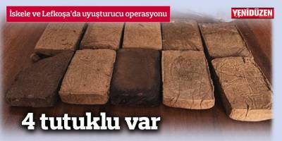 İskele ve Lefkoşa’da uyuşturucu operasyonu…