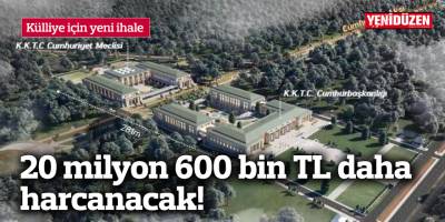 20 milyon 600 bin TL daha harcanacak!