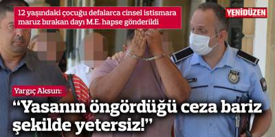 “Yasanın öngördüğü ceza bariz şekilde yetersiz!”