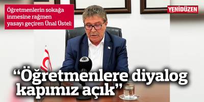 Öğretmenlerin sokağa inmesine rağmen yasayı geçiren Üstel: "Diyalog kapımız açık"