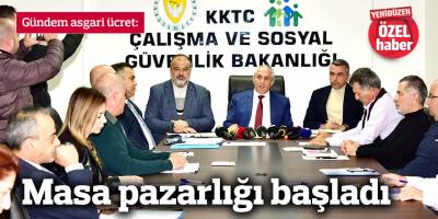 Masa pazarlığı başladı