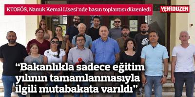 Eylem: “Bakanlıkla sadece eğitim yılının tamamlanmasıyla ilgili mutabakata varıldı”