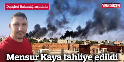 Mensur Kaya tahliye edildi